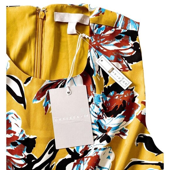 Chelsea28 Floral Print Midi Dress, New with Tag, Size XS - Picture 4 of 16